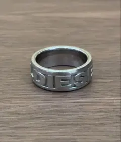 DIESEL エンボスリング ステンレス