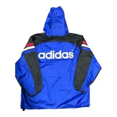 デサント期　 アディダス　ナイロン　ジャケット　トリコロール