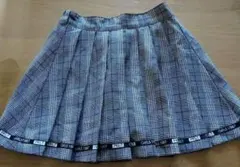 PKLT チェック柄 プリーツスカート