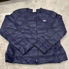ひ*じ様 DANTON ネイビー ダウンジャケット 収納袋付き