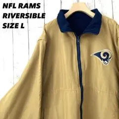 NFL RAMS セントルイスラムズ　リバーシブルジャケット　サイズL US古着のサムネイル