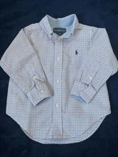 Ralph Lauren チェック柄 ボタンダウンシャツ 90cm