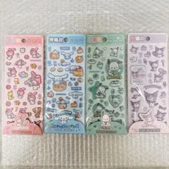 サンリオ 3D ぷっくり ドロップシール4種セット