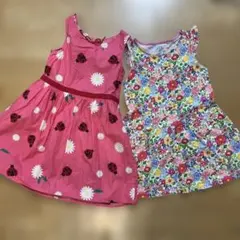 お値下げ！ノースリーブワンピース 2枚セット　120cm