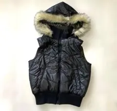 y2k 00s 平成ギャル　グランジ　ダークコア　お兄系　ファー　ダウンベスト