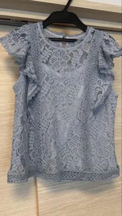 INGNI レースフリルノースリーブトップス