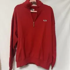 TOWNCRAFT ハーフジップトレーナー レッド