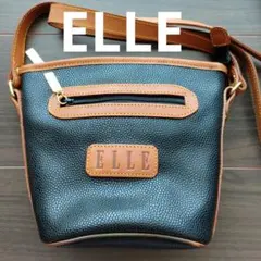 ◆ELLE　ネイビー　ショルダーバッグ◆のサムネイル