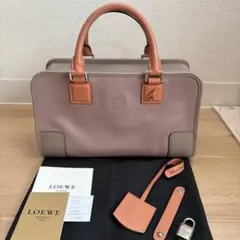 LOEWE ロエベ アマソナ28 ハンドバッグ レザー ベージュのサムネイル