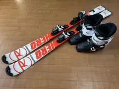 スキーセット　ロシニョール・ヘッド　(スキー板 130・ブーツ 23.5）