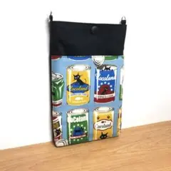 スマホポーチ(本体)　猫柄　レトロ　サコッシュ　ミニショルダー　サブバック