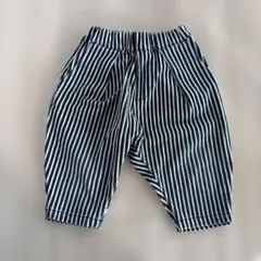 NEEDLE WORKS ストライプカジュアルパンツ