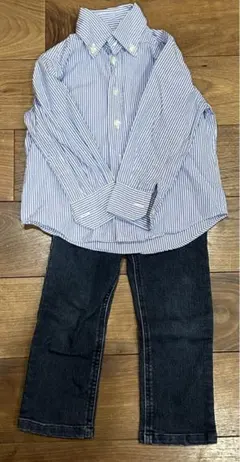 Ships　長袖シャツ　Biquette Club デニム　100サイズ