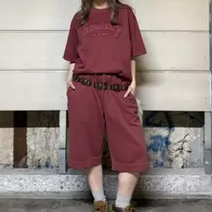 sedacle girl セットアップ ピグメント加工Tシャツ&ハーフパンツのサムネイル