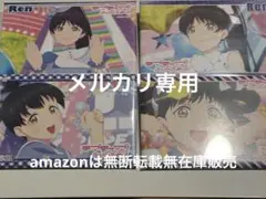 ラブライブ 葉月恋 スクエアカンバッジ 4個セット