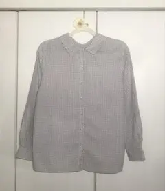 【新品】ギンガムチェックシャツ（studioCLIP）長袖スタジオクリップ　春物