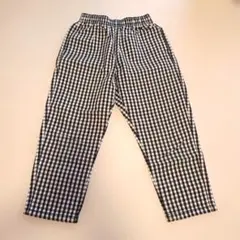 ⭐週末お値下げ⭐キッズ ロングパンツ ギンガムチェック柄 ジーユー
