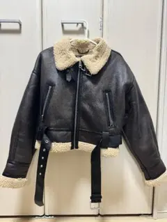 レザージャケット ムートンコート