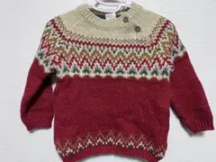 H&M ノルディック柄ニットセーター