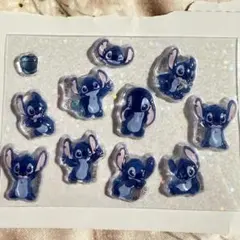 スティッチ　ボンボンドロップシール　シールおすそ分け