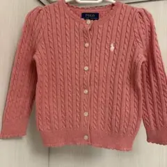 Polo Ralph Lauren ピンク カーディガン 2/2T