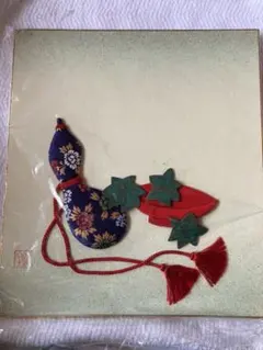 木目込色紙絵　瓢箪