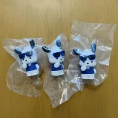 3体セット　ポチャッコ　グラサンばちばちフィギュア　はぴだんぶい