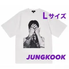 BTS グク JUNGKOOK アリラン ARIRANG 顔Tシャツ Lサイズ