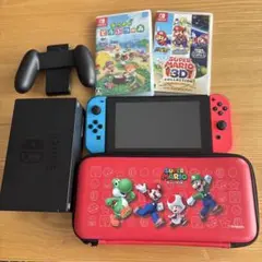 Nintendo Switch 本体 ソフト2本 キャリングケース付
