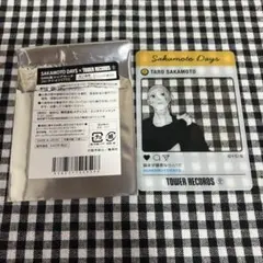 サカモトデイズ　タワレコ　SNS風クリアカード　坂本太郎
