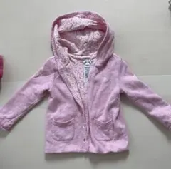 ラルフローレン　ピンク フード付き アウター 18M