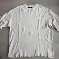 レイジブルー　ニット　白ニット