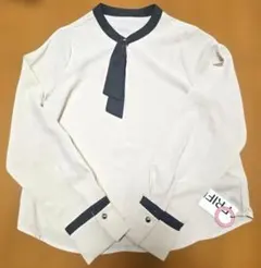 ブラウス 長袖 フリル