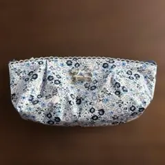 ノアファミリー　ペンケース　ネコ　青花