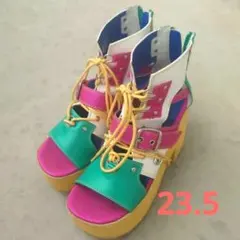 YOSUKE 厚底 サンダル ブーツ シューズ 23.5