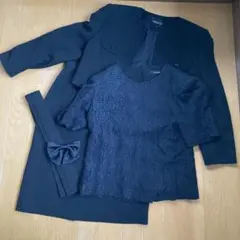 今月中　ブラックスーツ 3点セット　冠婚葬祭