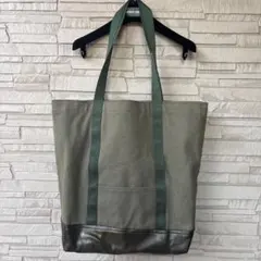キャンバストートバッグ☆カーキ色