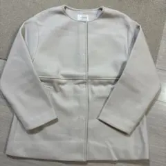 アウター　ノーカラーコート