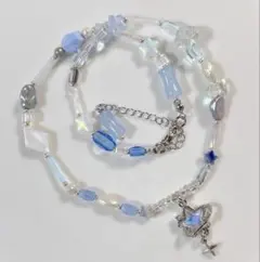 no.203／a'moureve ビーズネックレス　ハンドメイド