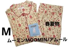【新品】ムーミンMOOMIN/アムール　春夏物パジャマ（M)a13　レッドのサムネイル