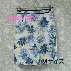 JUSGLITTY 花柄タイトスカート М