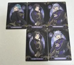 ツイステッドワンダーランド、フロイド、ジェイド、アズール、カード6枚セット