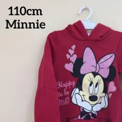 Disney ミニーマウス フード付きフリルパーカーアウター110cm