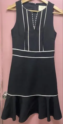 ケイトスペード　黒切り替えワンピース