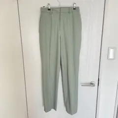UNIQLO スマートアンクルパンツ丈長め ライトグリーン