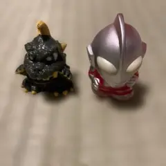 ウルトラマン ゴジラ 指人形 2点セット
