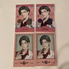 にじさんじ Rose Valentineランダムチェキ風カード 五木左京 レア