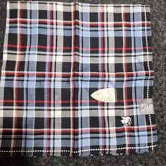 POLO チェック柄 コットンハンカチのサムネイル