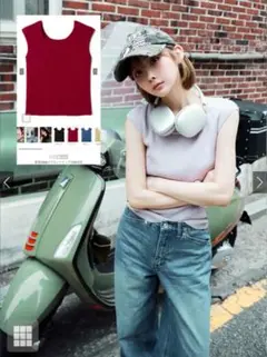 新品タグ付き＊GRL＊前後2wayリブニットトップス[ai151]