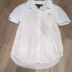 POLO RALPH LAUREN　ポロ　ラルフローレン　白　半袖シャツ　120